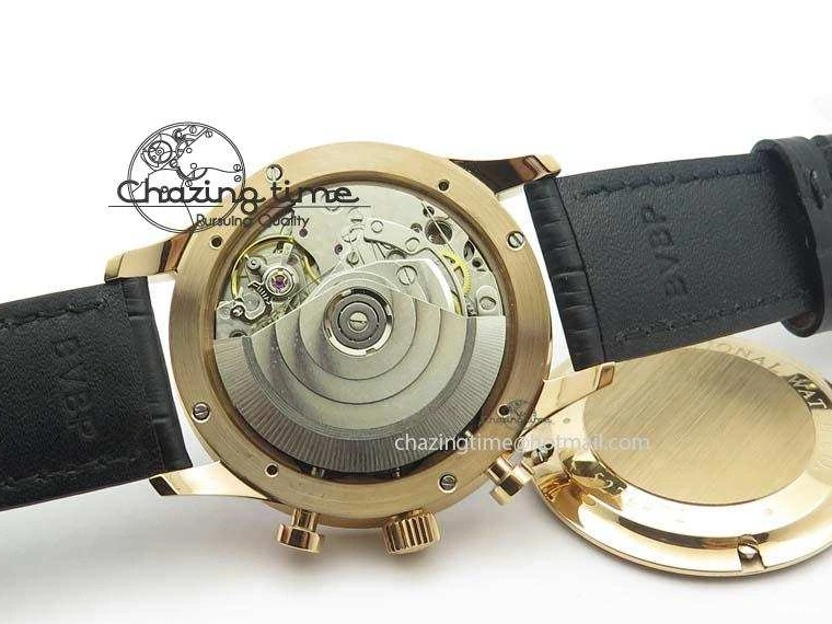 MIROTIME 0214 Portuguese Chrono RG IW371415 ZF 1:1 Best Edition Black Dial On Black Leather Strap A79350 (Slim Movement) FashionForward 7264